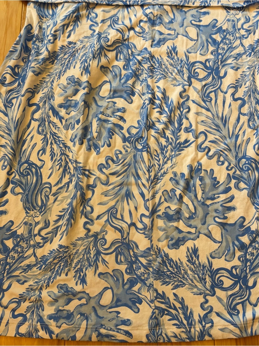 Lilly Pulitzer Inka Resort White Aqua Lounge Dress - Picture 9 of 12